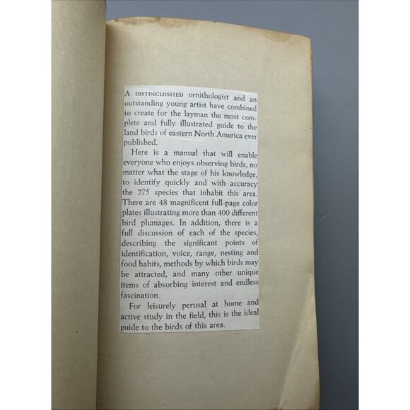 Audubon Bird Guide Eastern Land Birds 1946 First Edition - Picture 3 of 8